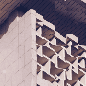 distorted grid effect on a building
